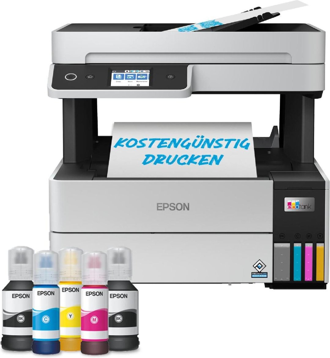 3 Jahre erweiterbare Garantie gratis nach Registrierung* Epson EcoTank ET-5150 A4-Tintentank-Multifunktionsdrucker