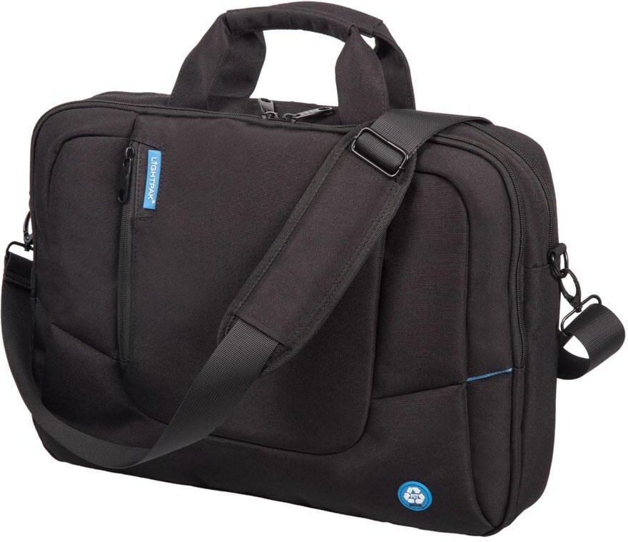 LIGHTPAK Laptoptasche RPET schwarz bis 43,2 cm (17 Zoll)