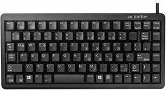 CHERRY Compact-Keyboard G84-4100 - Tastatur - Deutsch - Schwarz