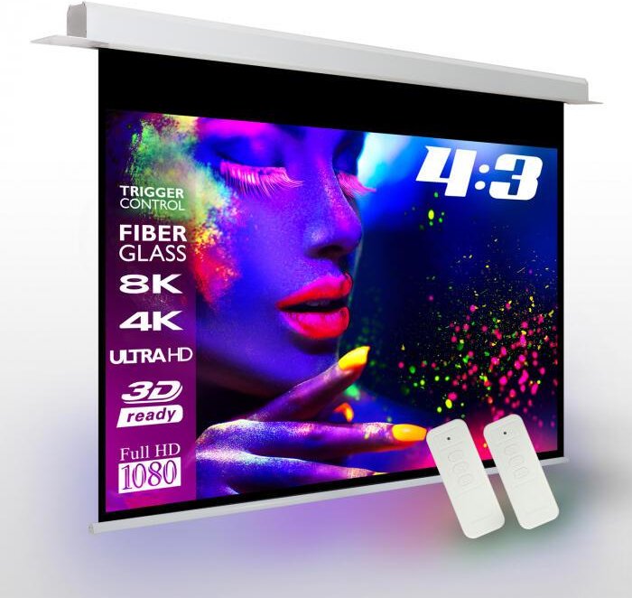 Thumbnail - eSmart Expert CSX Deckeneinbau Leinwand 305 x 229 cm (150") 4:3