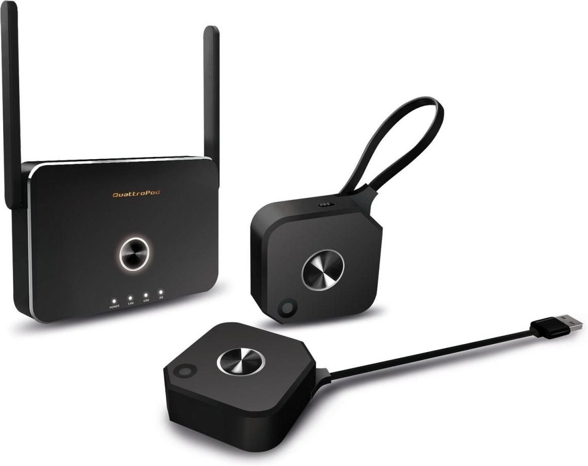 QuattroPod Mini Standard Pack - 2x Transmitter und 1x Receiver