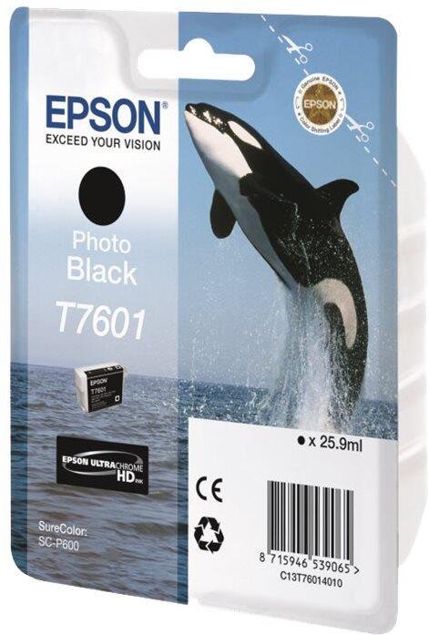 Epson Original T7601 Druckerpatrone Photo Black 25,9ml (C13T76014010)