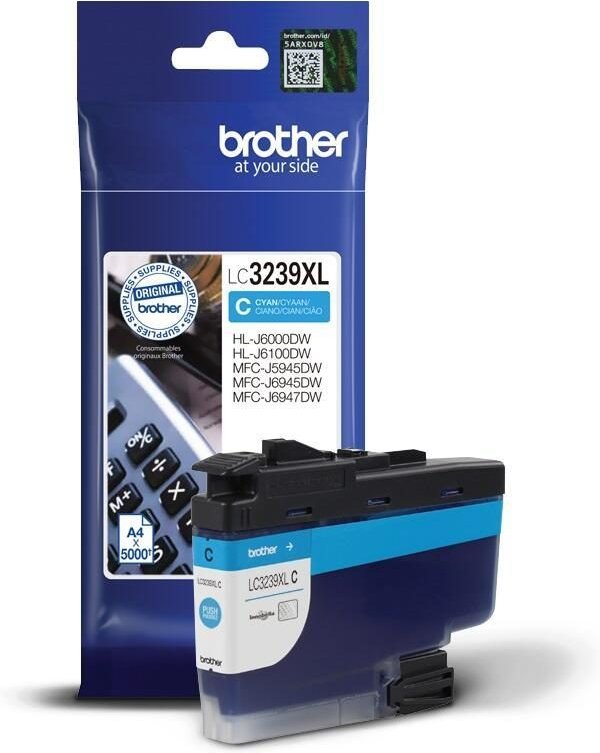 Brother Original LC-3239XLC Druckerpatrone - cyan (LC3239XLC)
