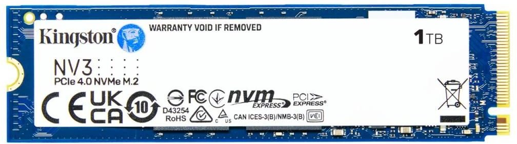 Kingston NV3 - M.2 2280 NVMe SSD - 1TB