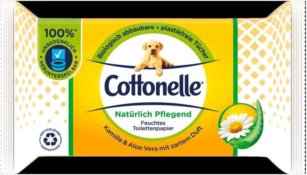 Cottonelle Feuchttücher Natürlich Pflegend 1-lagig