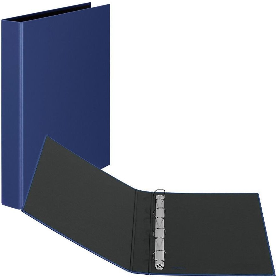 VELOFLEX Ringbuch 4-Ringe DIN A4 3.5 cm blau