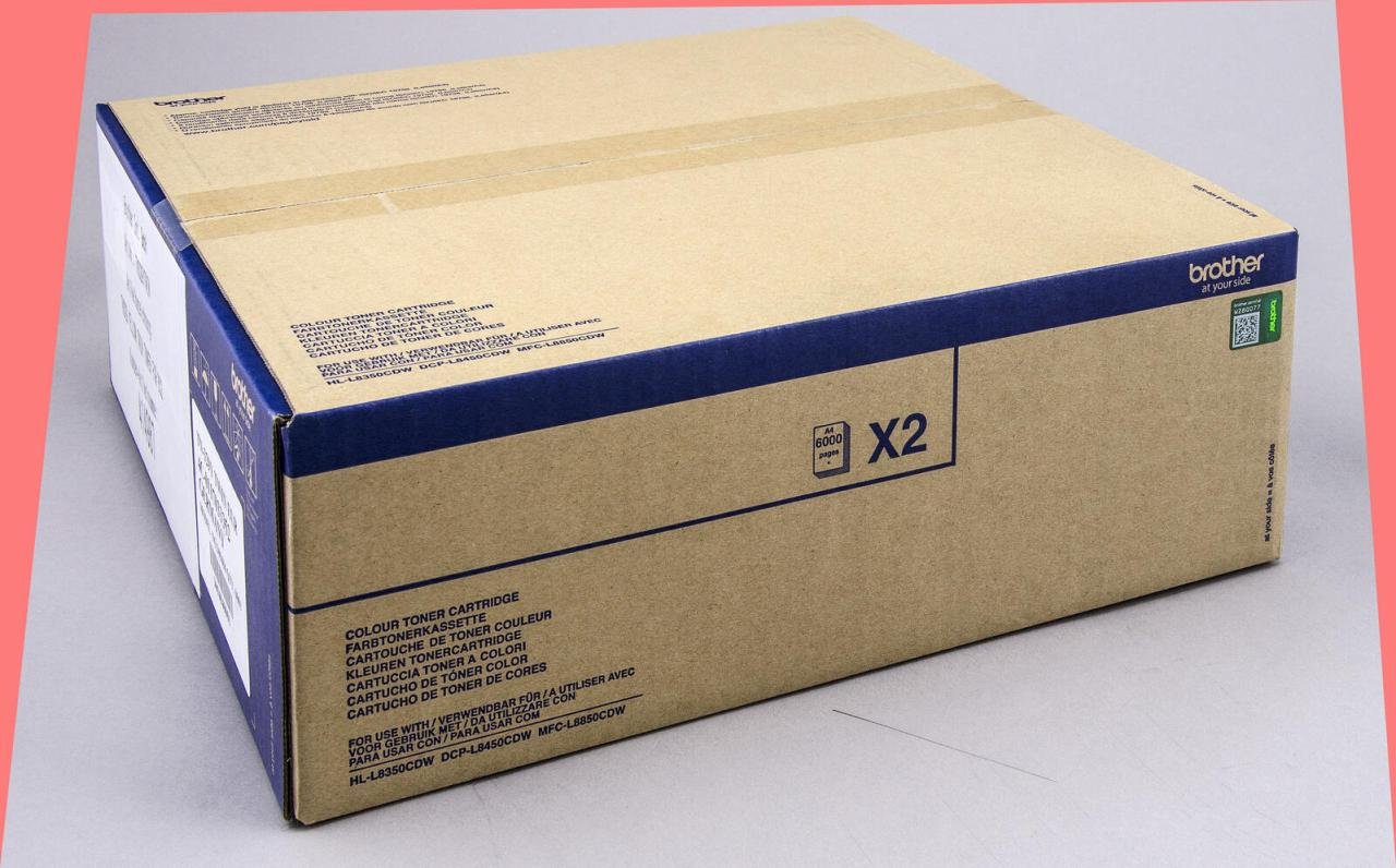 Brother Original TN329M Toner Doppelpack gelb 2x 6.000 Seiten (TN-329YTWIN)