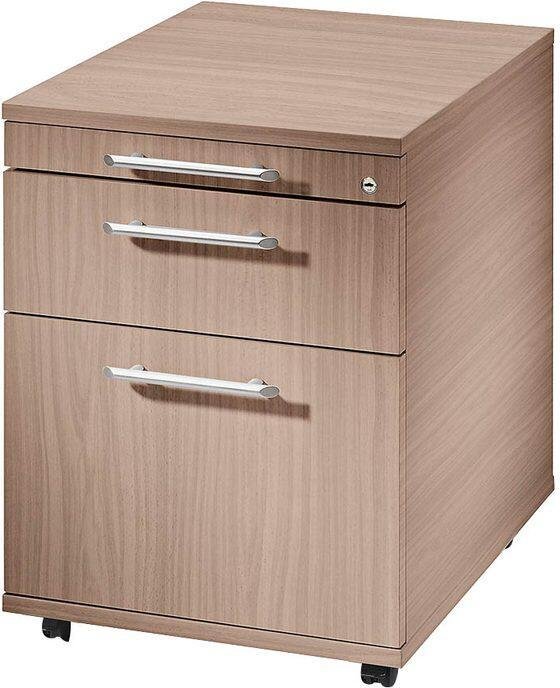 HAMMERBACHER Rollcontainer VAC20/N/N/RE nussbaum