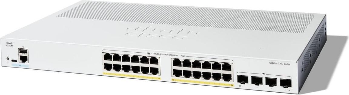 Cisco Catalyst C1200 Switch 24-Port 1 GbE 195W PoE+ managed L2