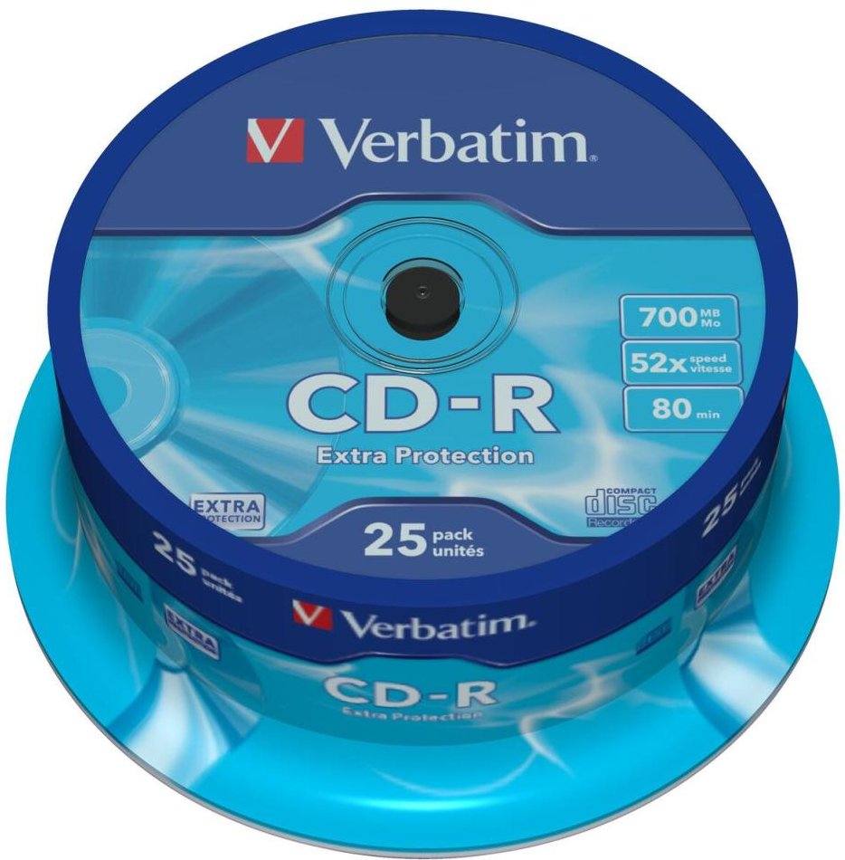Verbatim CD-R 700MB 52x 25er Spindel