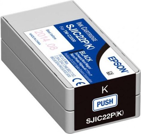 Epson Original SJIC22P Druckerpatrone schwarz 33ml (C33S020601)