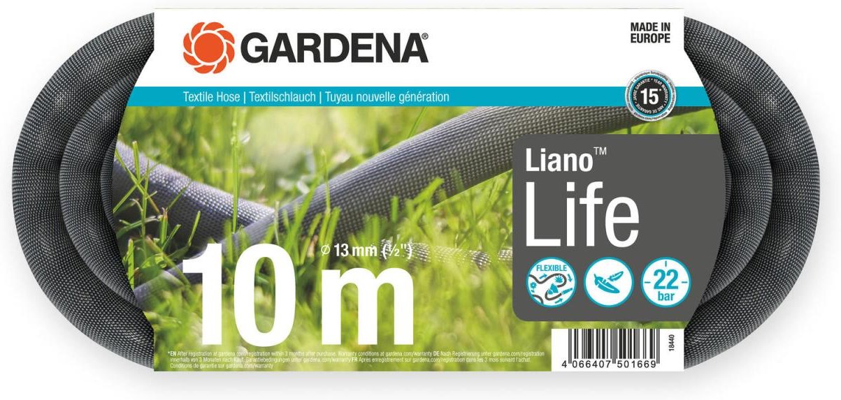 GARDENA Gartenschlauch Life 1/2" Set