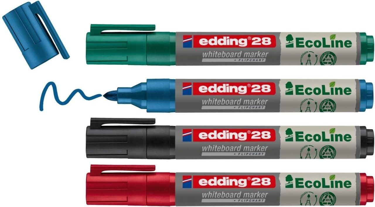 edding 28 Whiteboard-Marker 1.5 - 3.0 mm Mehrfarbig