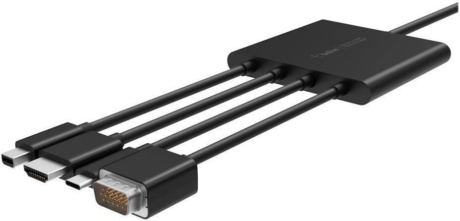 Belkin Digitaler Multiport Adapter mit Mini-Displayport, HDMI, USB-C und VGA auf HDMI (B2B166)