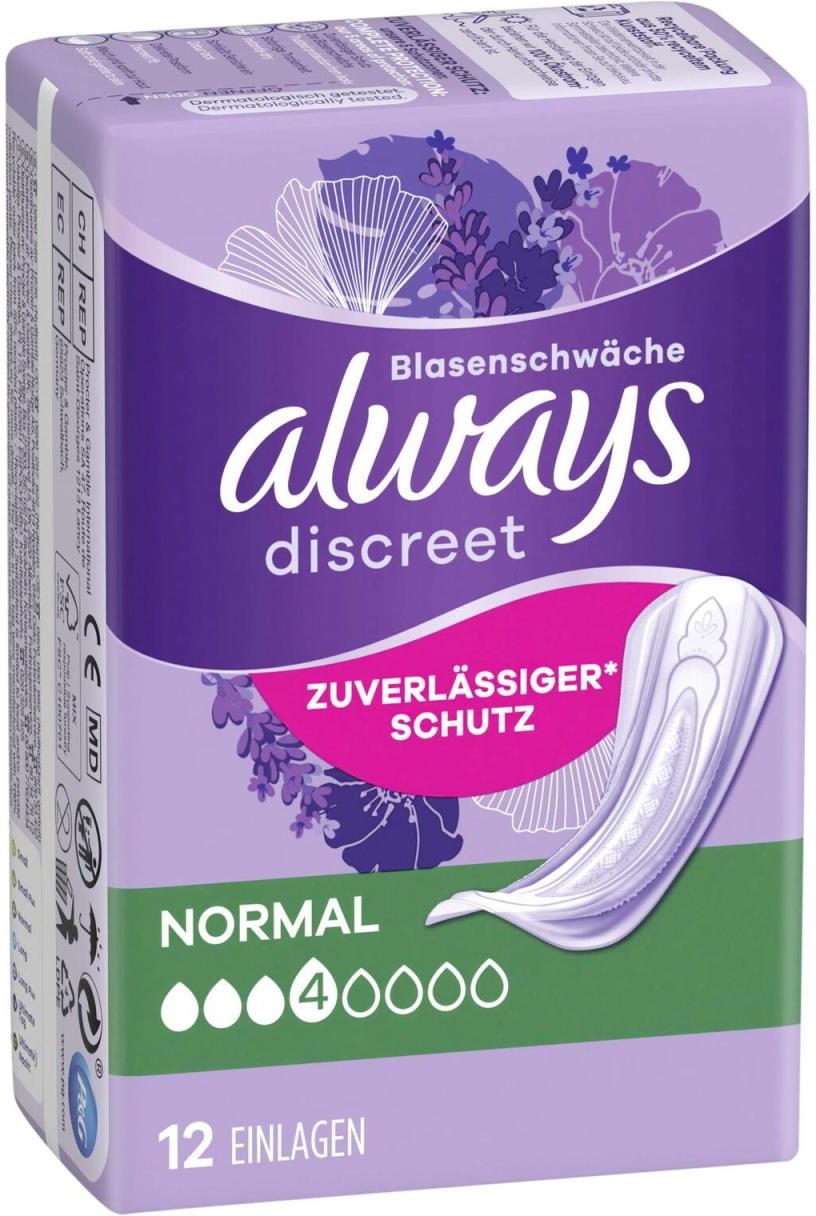 Thumbnail - always Slipeinlagen discreet Normal 12 St.