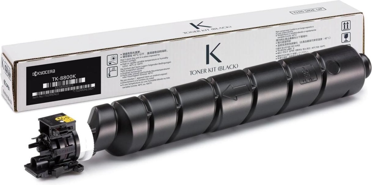 Kyocera Original TK-8800K Toner schwarz bis zu 30.000 Seiten (1T02RR0NL0) für ECOSYS P8060cdn