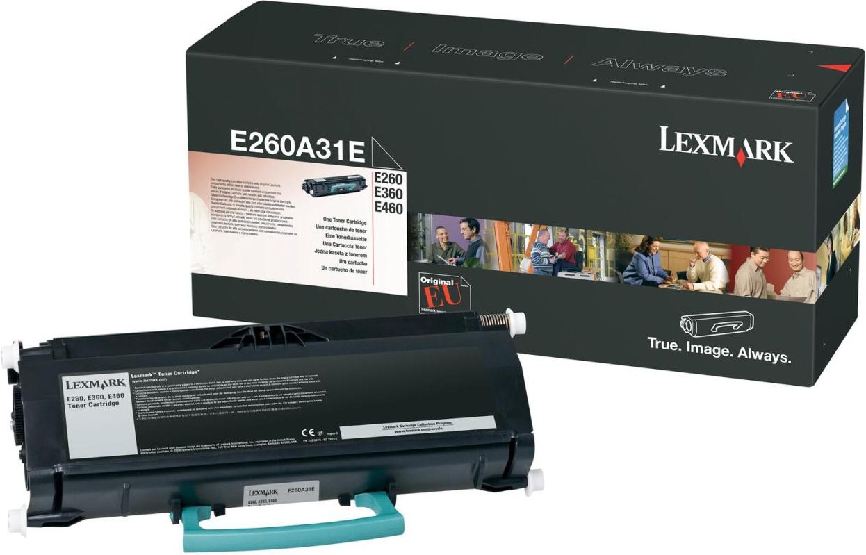 Lexmark Original Toner schwarz 3.500 Seiten (E260A31E) für E260/d/dn, 360d/dn/dt, 460dn/dtn/dtw/dw