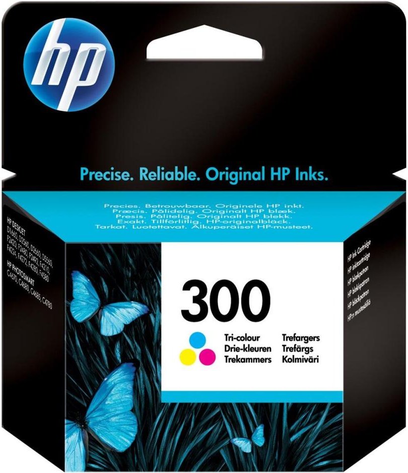 Thumbnail - HP Original 300 Druckerpatrone cyan, magenta, gelb 165 Seiten 4ml (CC643EE)