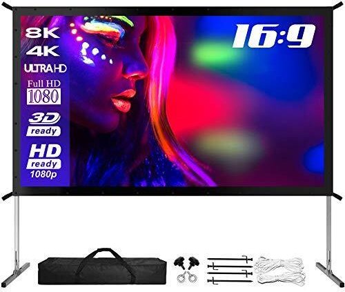 Thumbnail - eSmart Professional MIMOBI Faltrahmen Leinwand 332 x 187 cm (150") 16:9
