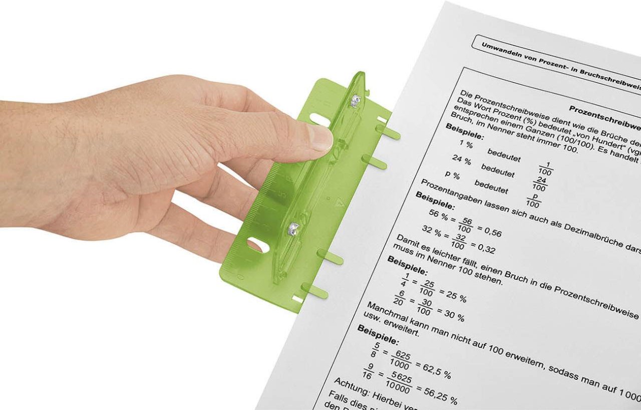 WEDO Taschenlocher grün
