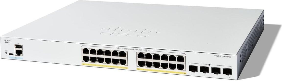 0 Cisco Catalyst C1200 Switch 24-Port 1/10 GbE 375W PoE+ managed L2