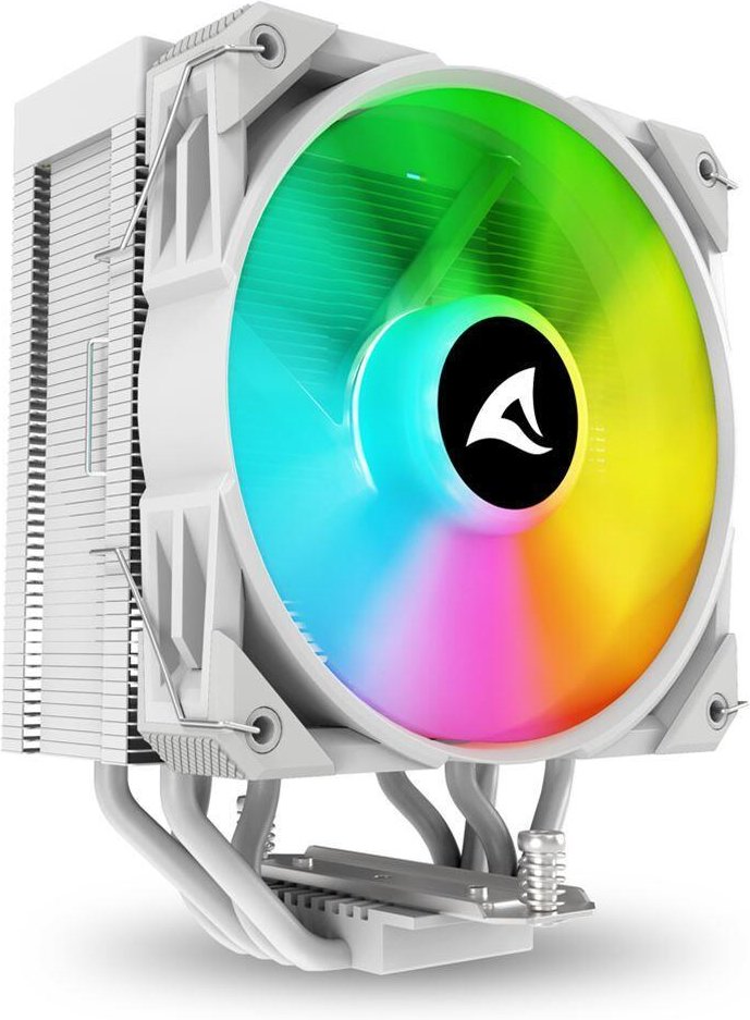 Thumbnail - 0 Sharkoon A40 RGB Single-Tower-Luftkühler 220W TDP weiß