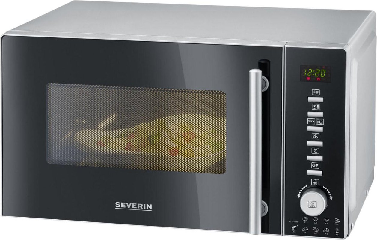 Thumbnail - Severin Mikrowelle MW 7773 schwarz, edelstahl