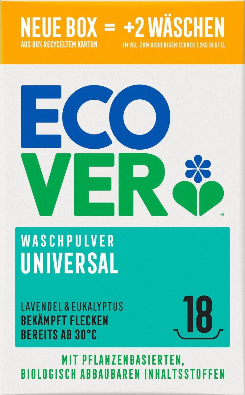 Thumbnail - ECOVER Waschmittel Lavendel & Eukalyptus 1,35 kg