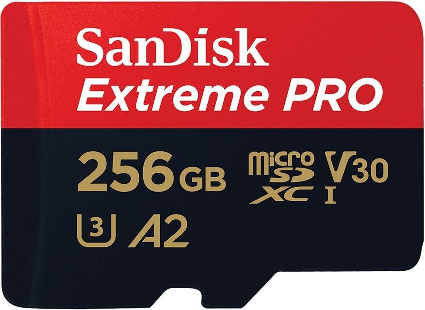 SanDisk Extreme® PRO microSDXC Speicherkarte 256GB mit SD-Adapter