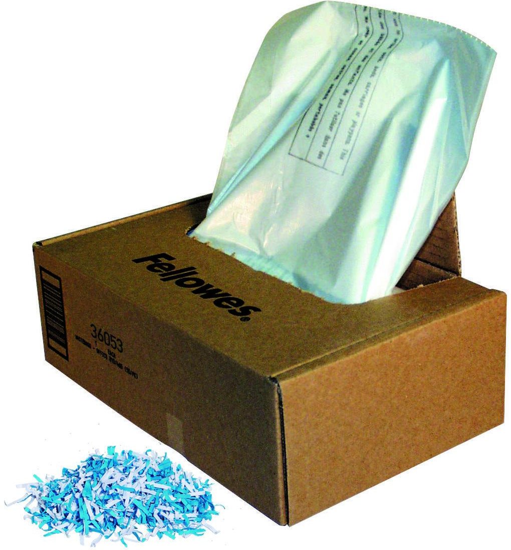Fellowes Müllbeutel für Aktenvernichter 34,0 l