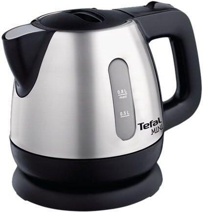 Tefal Mini Wasserkocher, silber