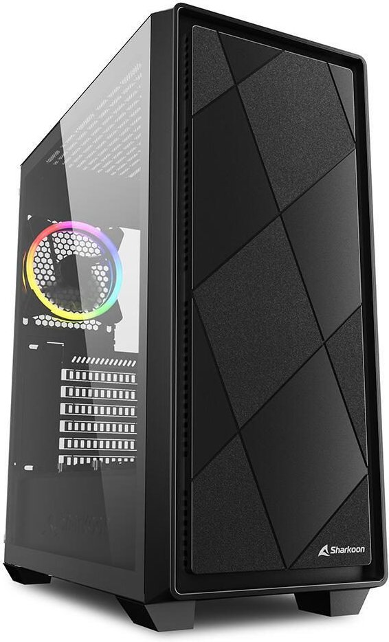 Sharkoon PC Gehäuse VS8 RGB Black ATX schwarz