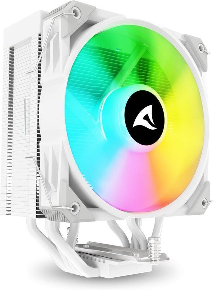 0 Sharkoon A50 RGB Single-Tower-Luftkühler 230 W TDP weiß
