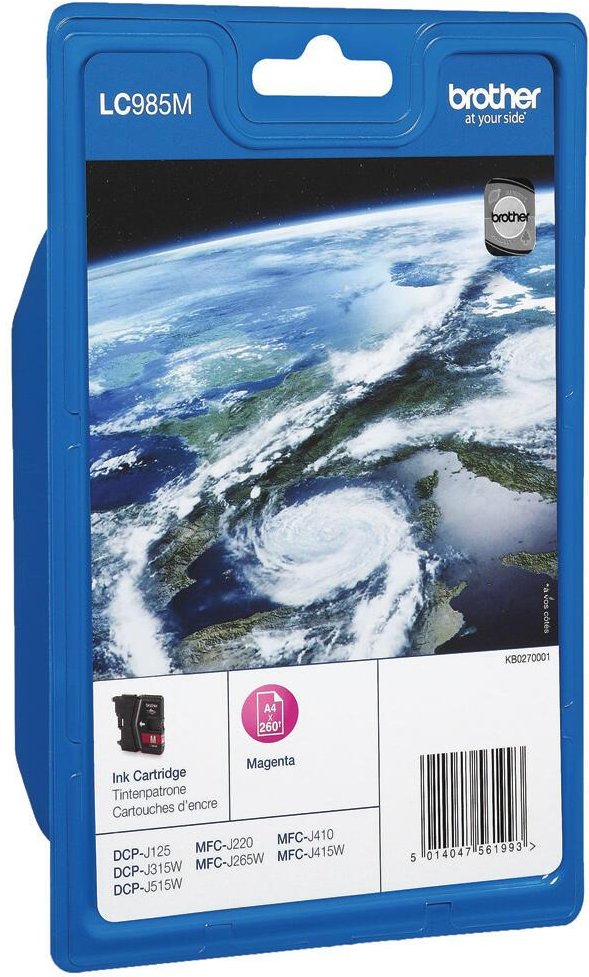 Brother Original LC-985M Druckerpatrone magenta 260 Seiten (LC985M)