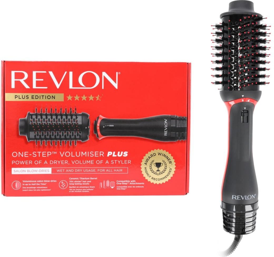 Revlon RVDR5298E One-Step Volumiser Plus Warmluftbürste, schwarz