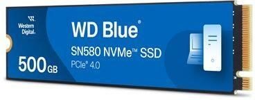 WD Blue SN580 SSD - 500 GB - intern - M.2 2280 - PCIe 4.0 x4 (NVMe)