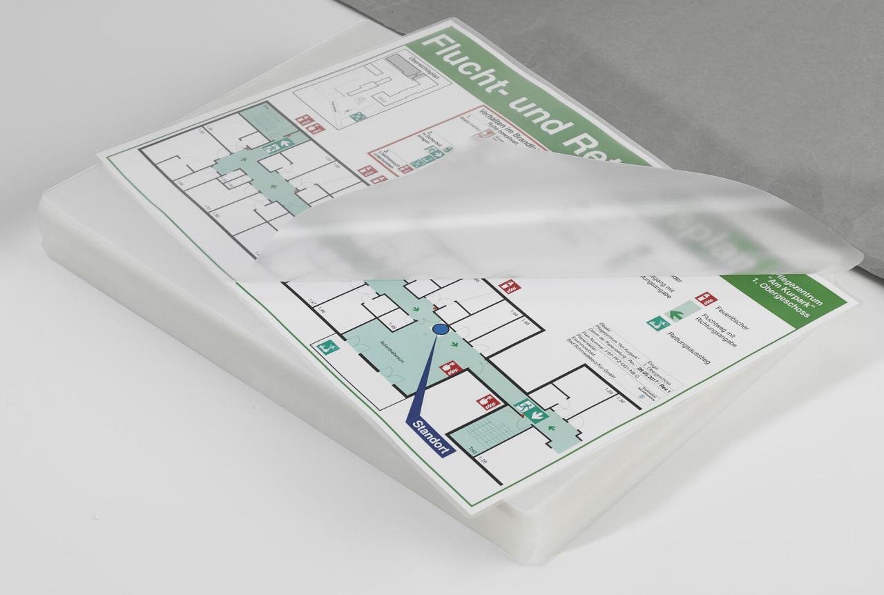 Thumbnail - OLYMPIA Laminierfolien glänzend 125 mikron A3