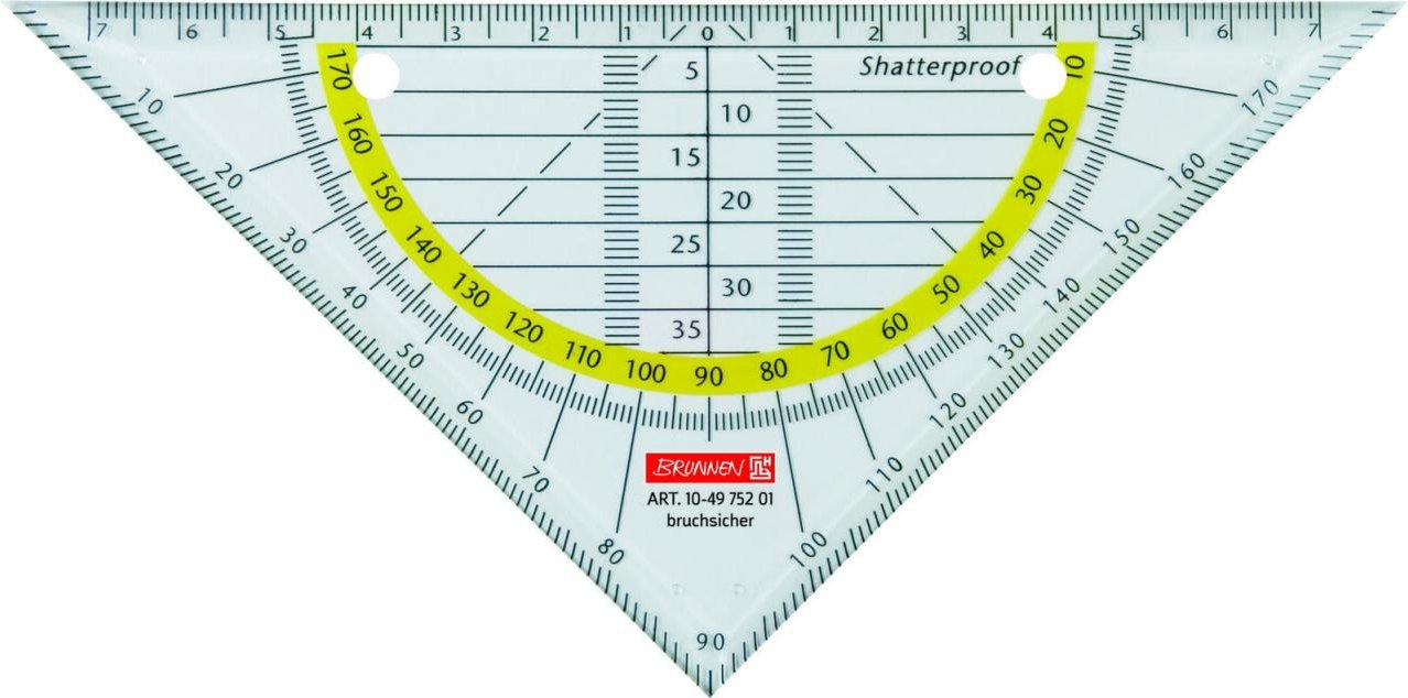 BRUNNEN Geometrie-Dreieck 16,0 cm