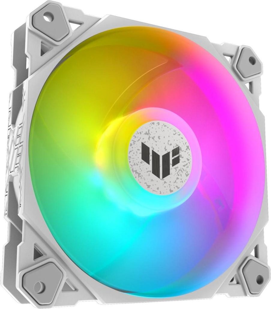 ASUS TUF Gaming TF120 ARGB-Gehäuselüfter 1 Stück, weiß