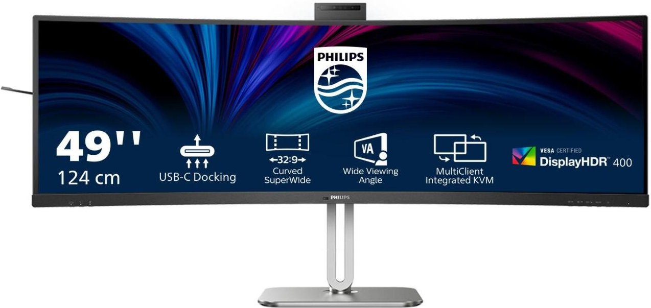 Thumbnail - Philips 49B2U5900CH SuperWide Curved Monitor 124cm (48,8 Zoll)