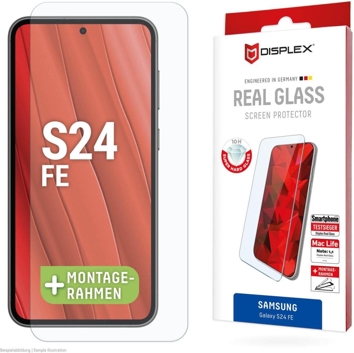DISPLEX Schutzglas für Samsung Galaxy S24 FE