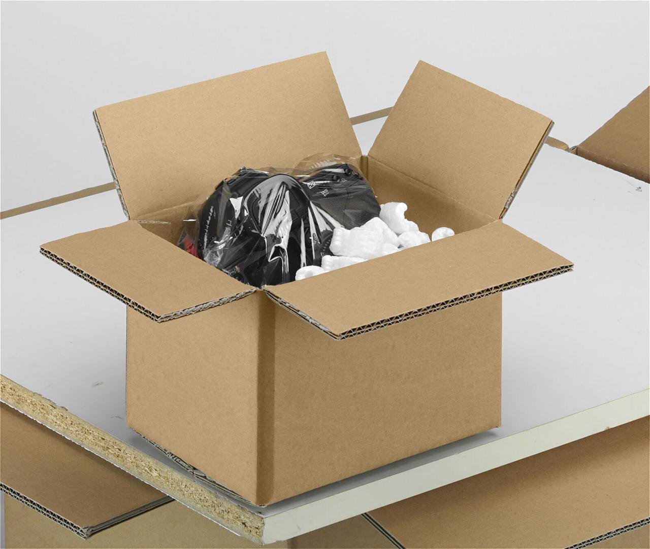 Nestler Wellpapp-Faltkartons 2-wellig braun 21,0 x 15,0 x 13,0 cm