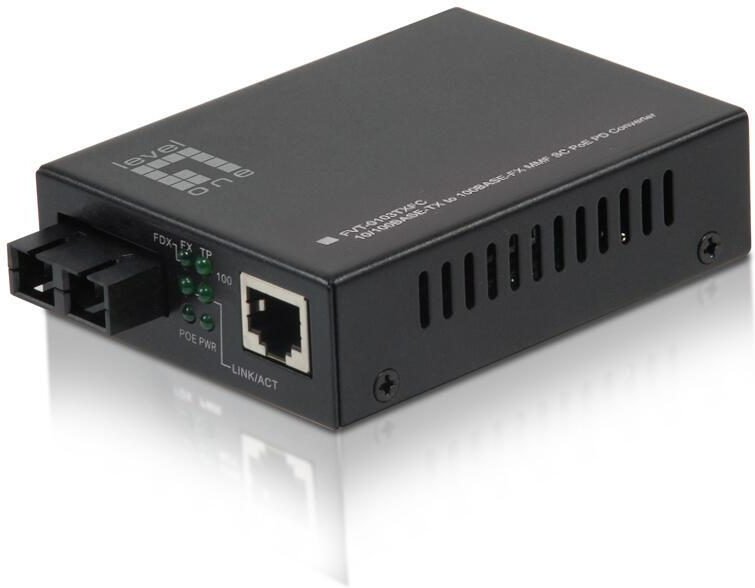 LevelOne FVT-0103TXFC RJ45 to SC Fast Ethernet Media Converter