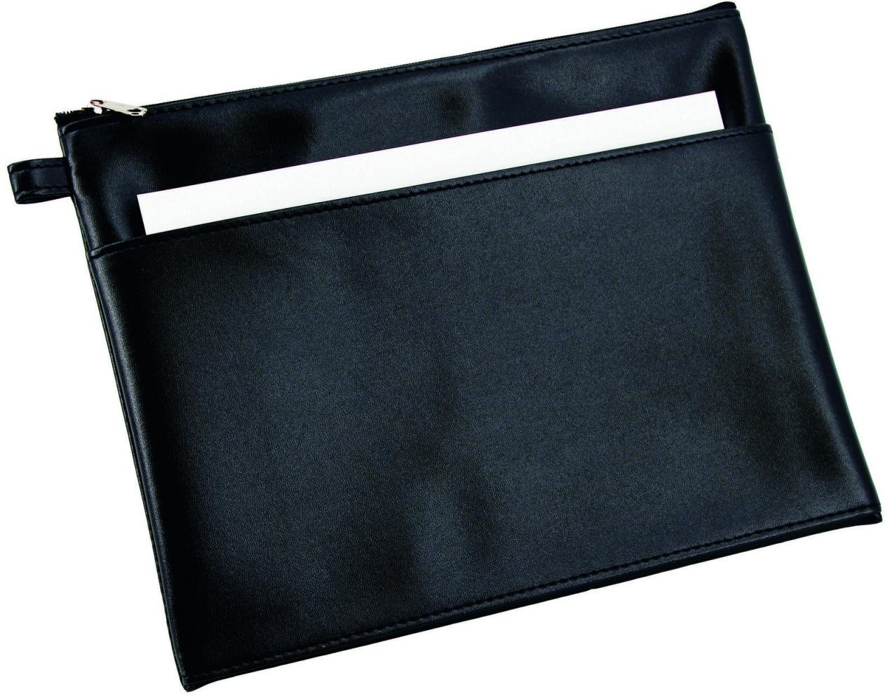 Alassio Reißverschlussbeutel 25x19cm schwarz