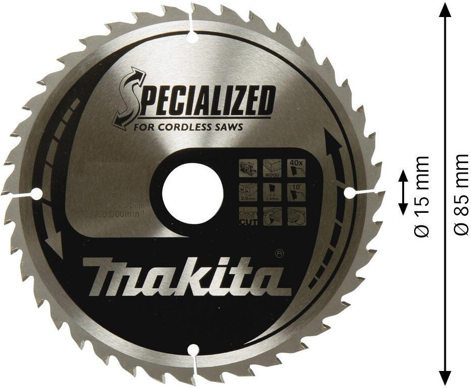 Thumbnail - makita B-33819 Kreissägeblatt 1 St.