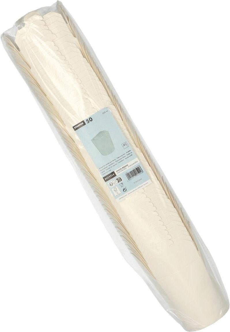 Thumbnail - STARPAK To Go Snackboxen 550 ml weiß