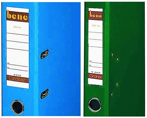 bene Einsteck-Rückenschilder 49,0 x 158,0 mm