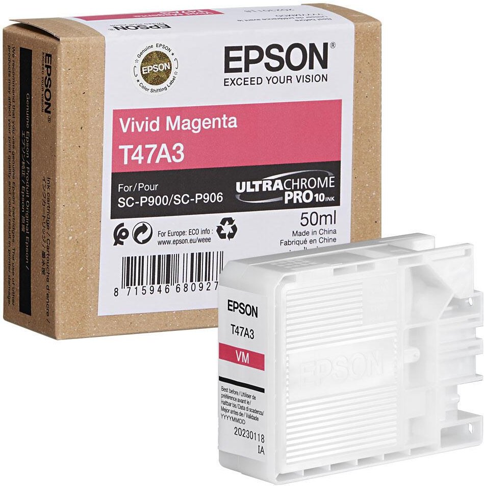Epson Original Druckerpatrone T47A3 vivid magenta