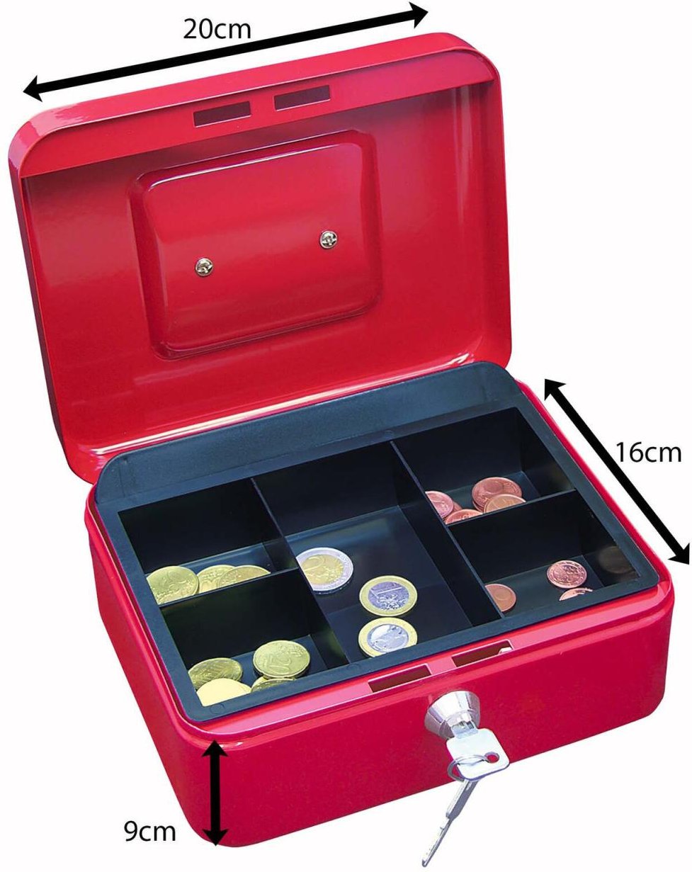 WEDO Geldkassette Größe 2 rot