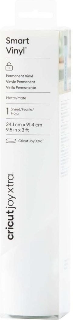 Cricut Vinylfolie permanent 24.1 cm x 91.4 cm weiß matt